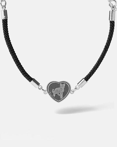 Pulsera Corazón Negro