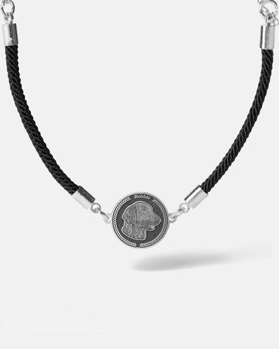 Pulsera Medallón Negro