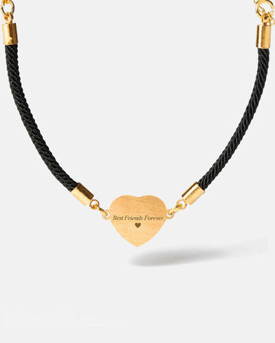 Pulsera Corazón Negro