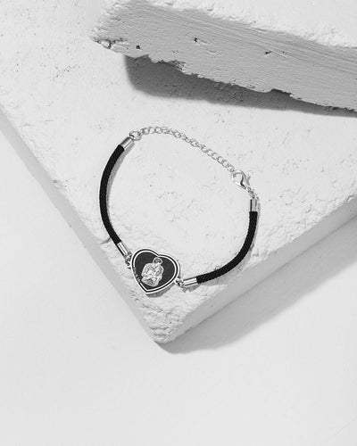 Pulsera Corazón Negro