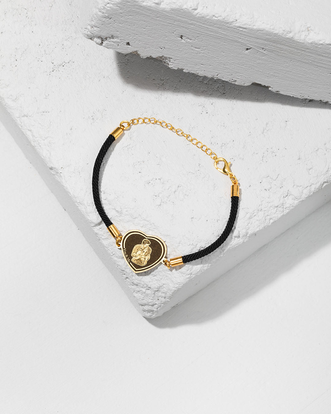 Pulsera Corazón Negro
